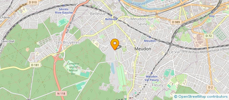 localisation de l'entreprise MONSIEUR ANDRE COUTIN à MEUDON
