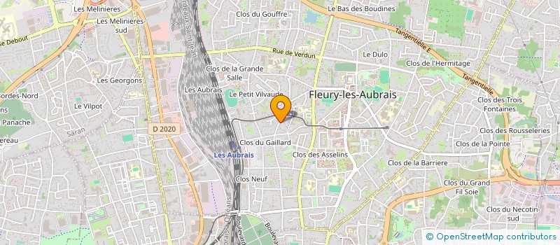 localisation de l'entreprise MONSIEUR ANDRE COUTINHO FERNANDES à FLEURY-LES-AUBRAIS