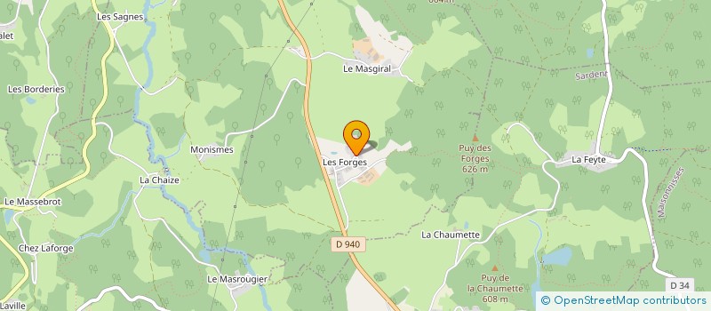 localisation de l'entreprise MONSIEUR ANDRE COUTURIER à SAINT-CHRISTOPHE