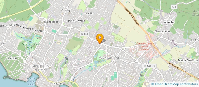 localisation de l'entreprise MONSIEUR ANDRE COUZINOU  VAUX-SUR-MER