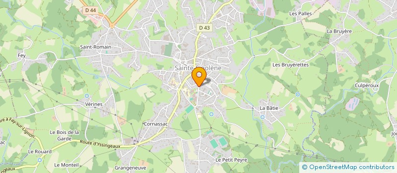 localisation de l'entreprise MONSIEUR ANDRE CUERQ  SAINTE-SIGOLENE