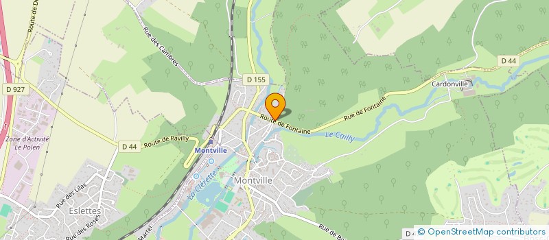 localisation de l'entreprise MONSIEUR ANDRE CUMONT  MONTVILLE