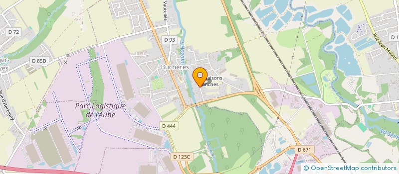 localisation de l'entreprise MONSIEUR ANDRE CUNY  BUCHERES