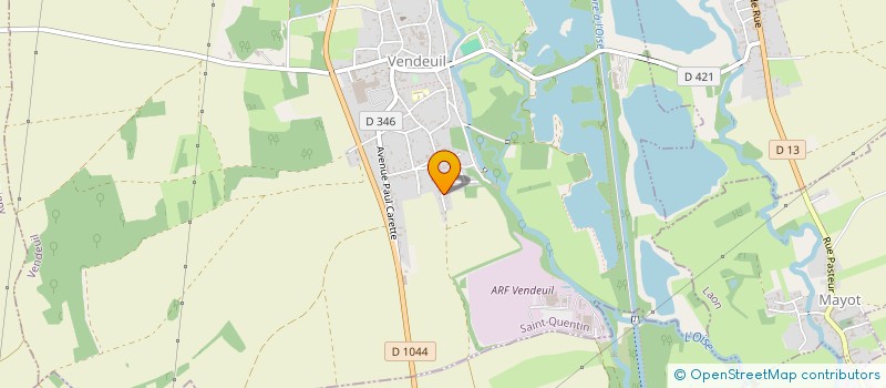 localisation de l'entreprise MONSIEUR ANDRE DA FONSECA  VENDEUIL