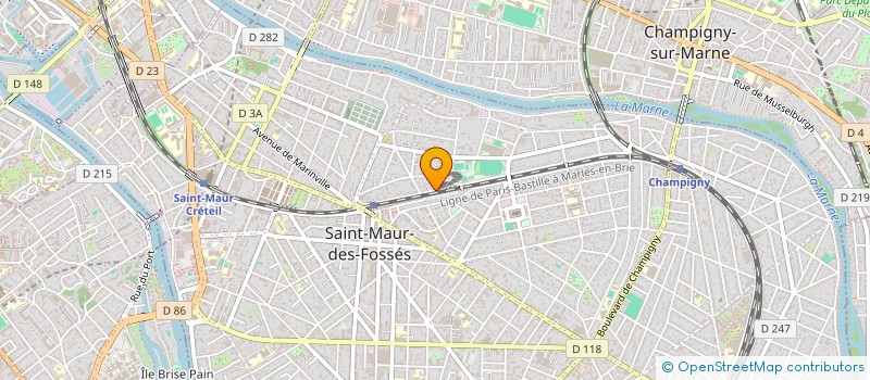localisation de l'entreprise MONSIEUR ANDRE DA SILVA  SAINT-MAUR-DES-FOSSES