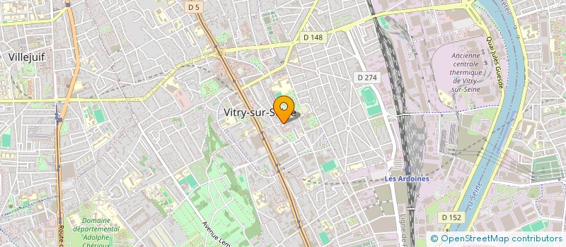 localisation de l'entreprise MONSIEUR ANDRE DA SILVA à VITRY-SUR-SEINE