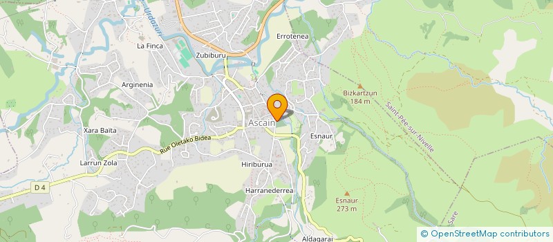 localisation de l'entreprise MONSIEUR ANDRE DA SILVA CUNHA  ASCAIN