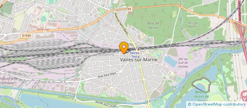 localisation de l'entreprise MONSIEUR ANDRE DA SILVA MOREIRA à VAIRES-SUR-MARNE