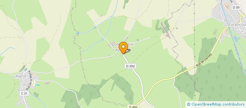 localisation de l'entreprise MONSIEUR ANDRE DAGNEAUX  DOMMARTIN-AUX-BOIS