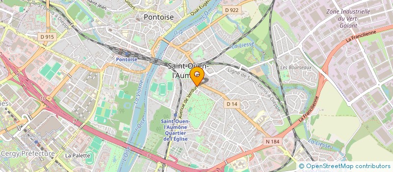 localisation de l'entreprise MONSIEUR ANDRE DALBERTO MARQUES  SAINT-OUEN-L'AUMONE