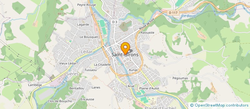 localisation de l'entreprise MONSIEUR ANDRE DALIOT à SAINT-GIRONS