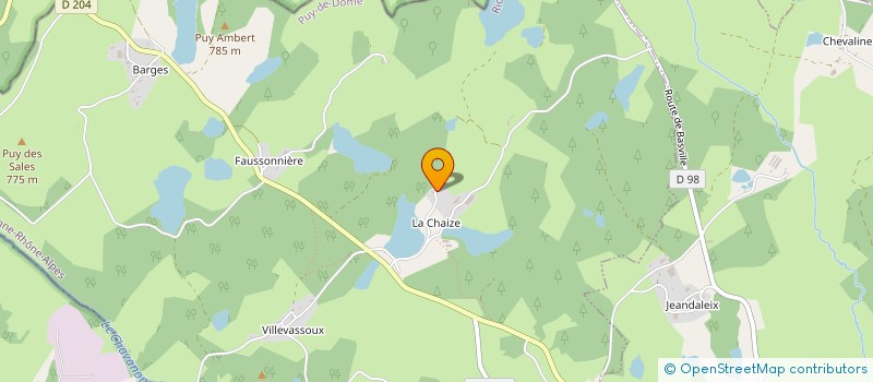 localisation de l'entreprise MONSIEUR ANDRE DALLOUBEIX  FERNOEL