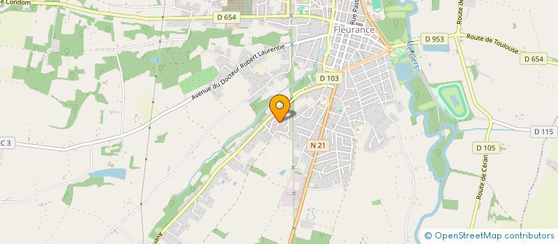 localisation de l'entreprise MONSIEUR ANDRE DANVIGNES à LA SAUVETAT