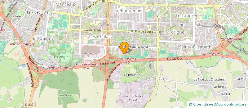localisation de l'entreprise MONSIEUR ANDRE DARCHEN à RENNES