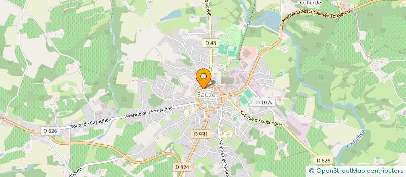 localisation de l'entreprise MONSIEUR ANDRE DARGELOS  EAUZE