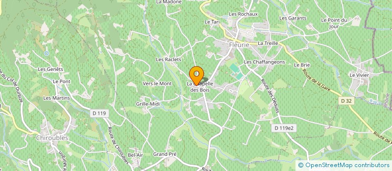 localisation de l'entreprise MONSIEUR ANDRE DARGOT à FLEURIE