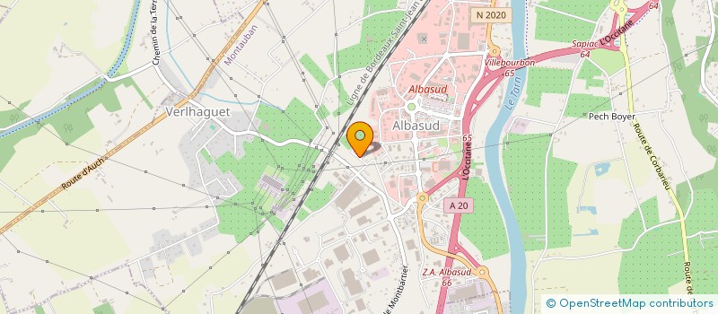 localisation de l'entreprise MONSIEUR ANDRE DAUMAS  MONTAUBAN