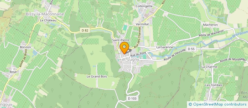 localisation de l'entreprise MONSIEUR ANDRE DAVAL à LUGNY