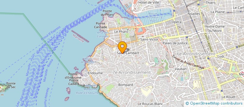 localisation de l'entreprise MONSIEUR ANDRE DAVID à MARSEILLE