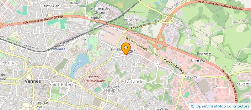 localisation de l'entreprise MONSIEUR ANDRE DAVOUST à VANNES