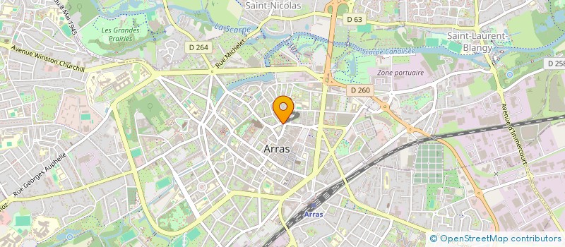 localisation de l'entreprise MONSIEUR ANDRE DAX à ARRAS