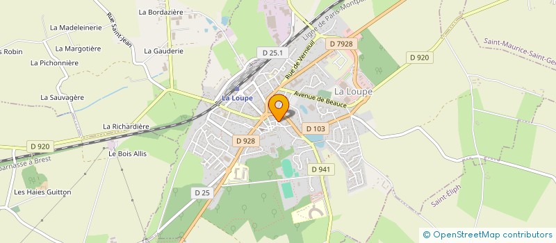 localisation de l'entreprise MONSIEUR ANDRE DE GUYENRO à LA LOUPE