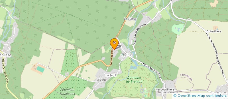 localisation de l'entreprise MONSIEUR ANDRE DE HILLERIN  CHOISEL