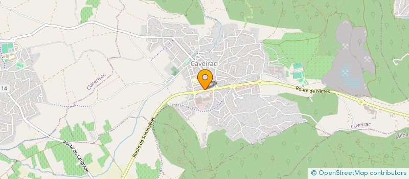 localisation de l'entreprise MONSIEUR ANDRE DE ROBERT DE BOUSQUET  CAVEIRAC