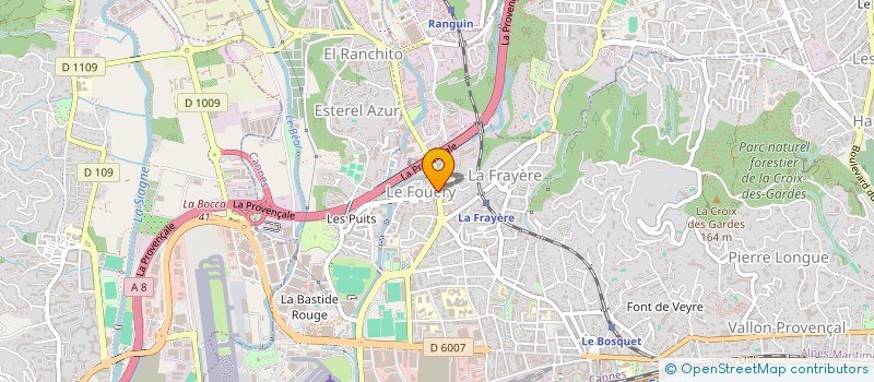 localisation de l'entreprise MONSIEUR ANDRE DEBERGUE à CANNES