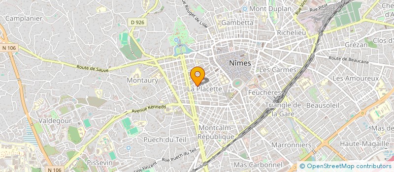 localisation de l'entreprise MONSIEUR ANDRE DEBONO  NIMES