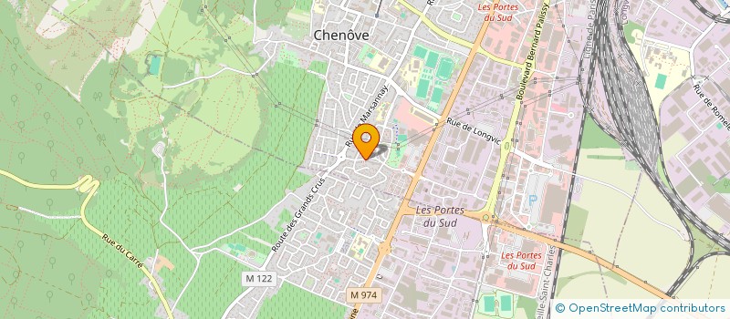 localisation de l'entreprise MONSIEUR ANDRE DECAMP à CHENOVE