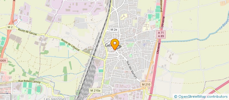 localisation de l'entreprise MONSIEUR ANDRE DECHAUD  GERZAT