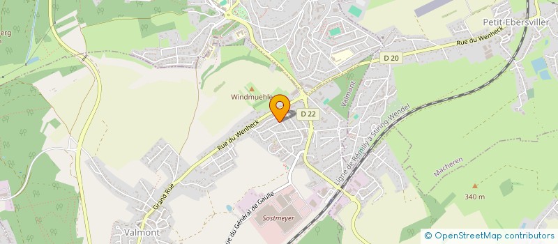 localisation de l'entreprise MONSIEUR ANDRE DECHOUX  VALMONT