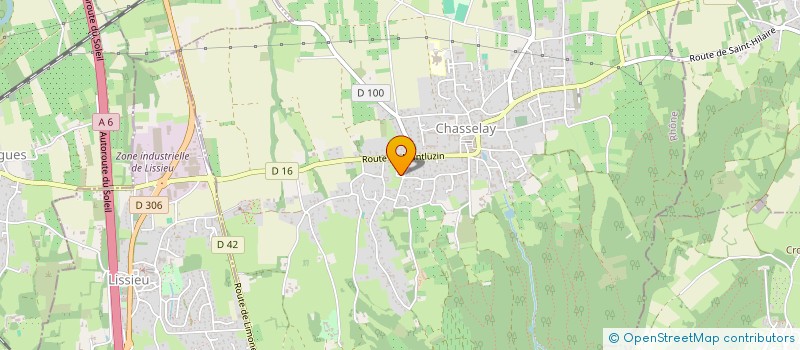 localisation de l'entreprise MONSIEUR ANDRE DECRENISSE à CHASSELAY