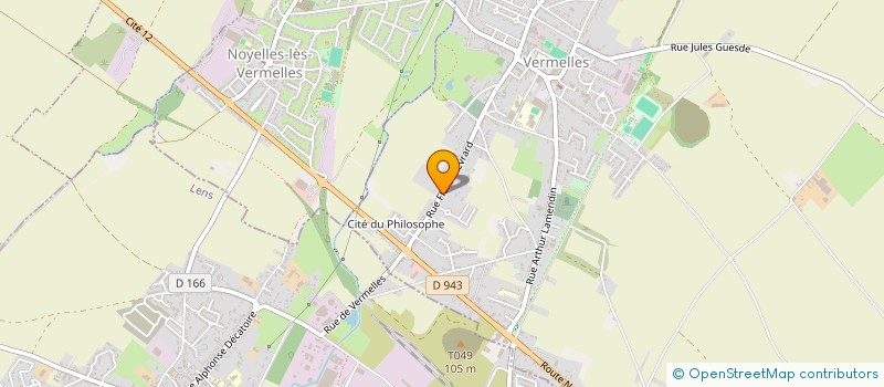 localisation de l'entreprise MONSIEUR ANDRE DECROIX  VERMELLES