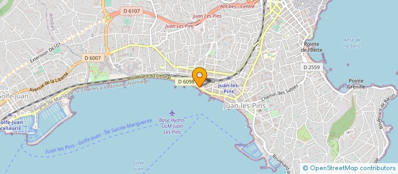 localisation de l'entreprise MONSIEUR ANDRE DEGENMANN à ANTIBES
