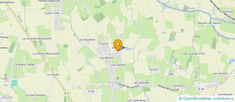 localisation de l'entreprise MONSIEUR ANDRE DEGLETAGNE à BIZIAT
