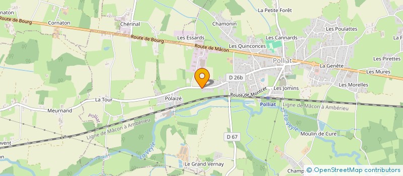 localisation de l'entreprise MONSIEUR ANDRE DEGOTTEX à POLLIAT