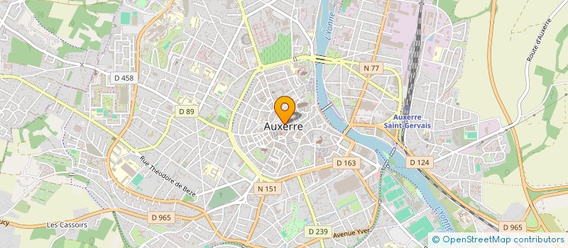 localisation de l'entreprise MONSIEUR ANDRE DEKEIN à AUXERRE
