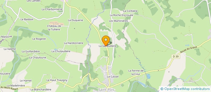 localisation de l'entreprise MONSIEUR ANDRE DELABROUSSE  LE MESNIL-GILBERT