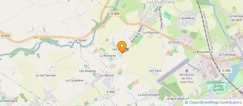 localisation de l'entreprise MONSIEUR ANDRE DELANGE à LA LANDE PATRY