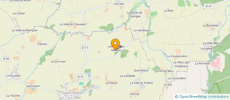 localisation de l'entreprise MONSIEUR ANDRE DELAROCHE  SAINT-MALON-SUR-MEL