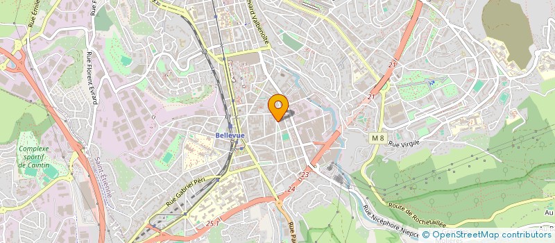 localisation de l'entreprise MONSIEUR ANDRE DELAUNAY  SAINT-ETIENNE