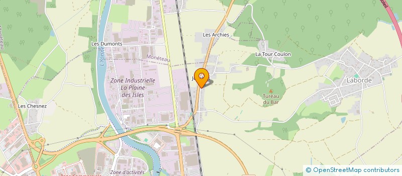 localisation de l'entreprise MONSIEUR ANDRE DELAVAL à AUXERRE