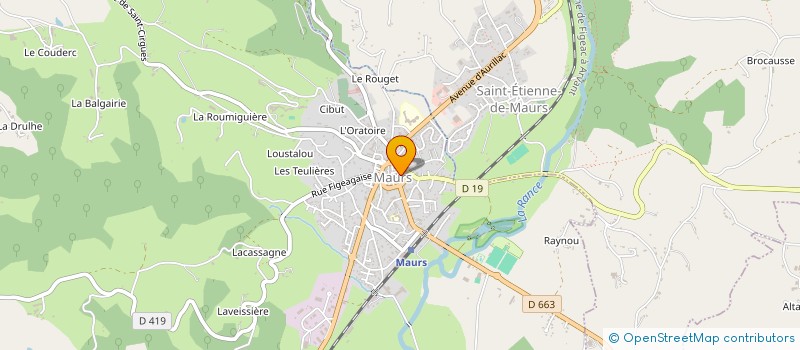 localisation de l'entreprise MONSIEUR ANDRE DELCORN à MAURS