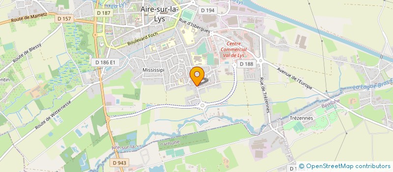 localisation de l'entreprise MONSIEUR ANDRE DELFORGE  AIRE-SUR-LA-LYS