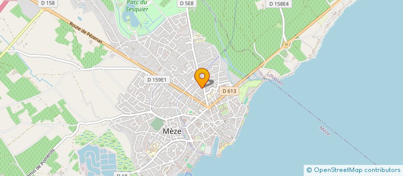 localisation de l'entreprise MONSIEUR ANDRE DELMAS à MEZE