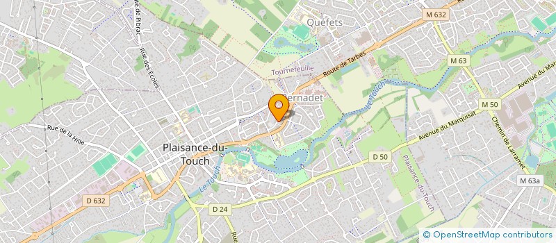 localisation de l'entreprise MONSIEUR ANDRE DELMAS  PLAISANCE-DU-TOUCH