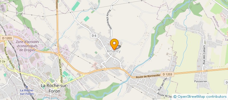 localisation de l'entreprise MONSIEUR ANDRE DELOCHE  AMANCY