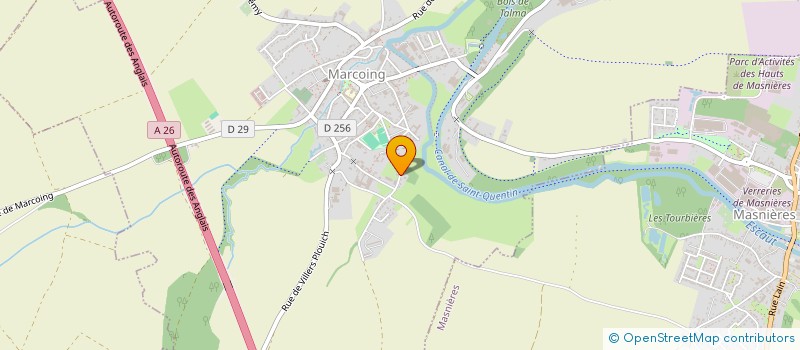 localisation de l'entreprise MONSIEUR ANDRE DELOFFRE  MARCOING